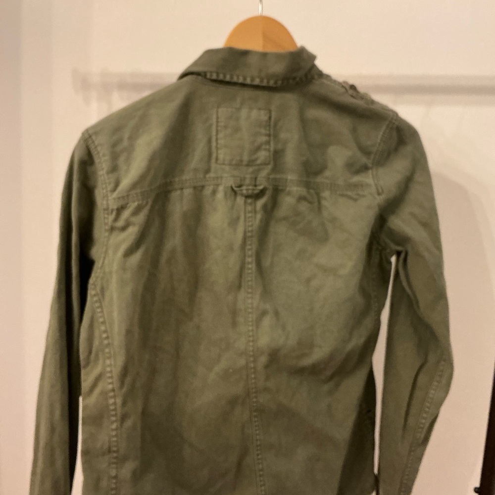 Abercrombie & Fitch Olive Military Jacket